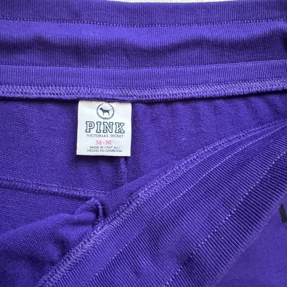 Victoria's Secret PINK Flare Bottom Pants - Charcoal and purple - Picture 4 of 11